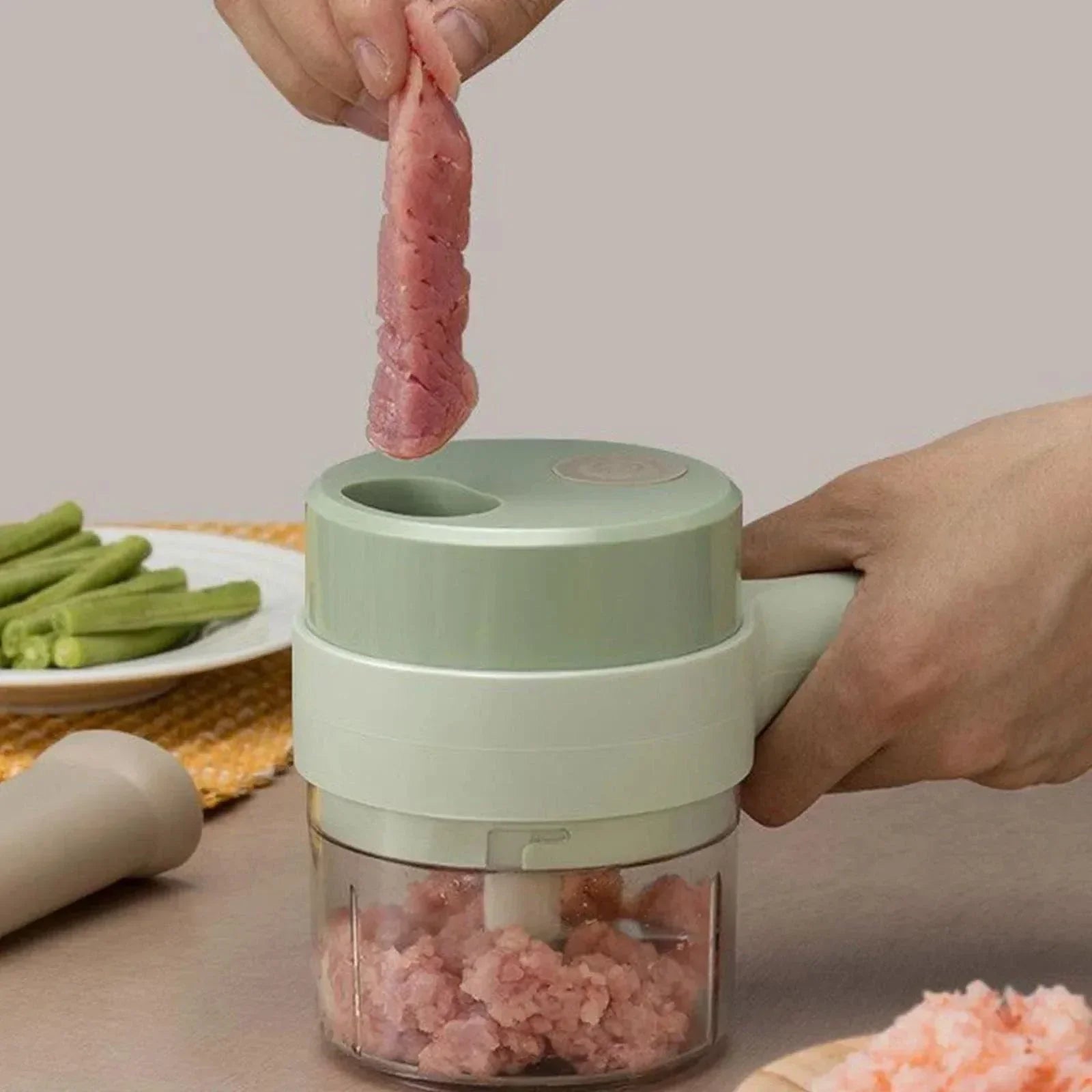 4 in 1 Handheld Electric Vegetable Cutter - Shoplex