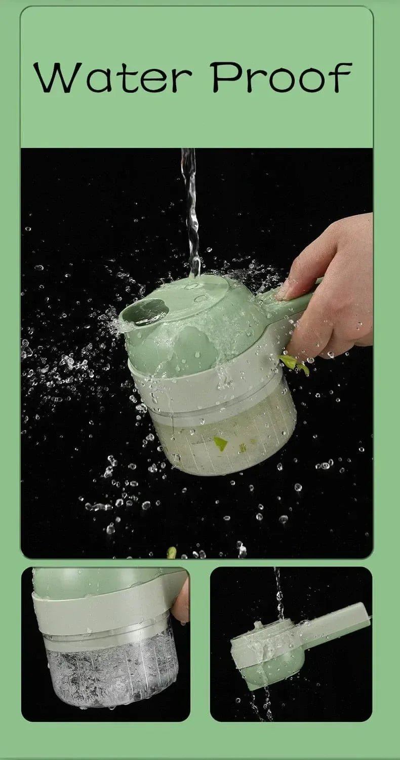 4 in 1 Handheld Electric Vegetable Cutter - Shoplex