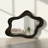 Irregular Wave Wall Mirror – Modern Curved Design - Shoplex