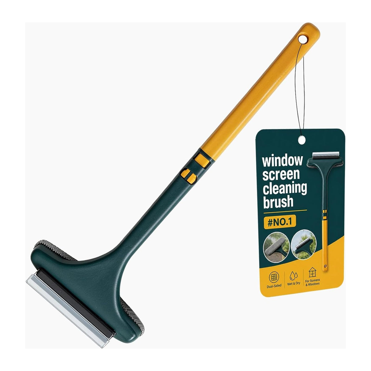 2-in-1 Mesh Cleaning Brush Wiper