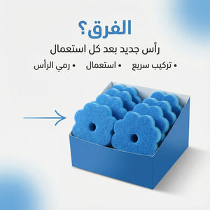 Disposable Toilet Brush – Clean Without Touching Germs + (8 Hygiene Disposable Heads) - product view 3 - Shoplex