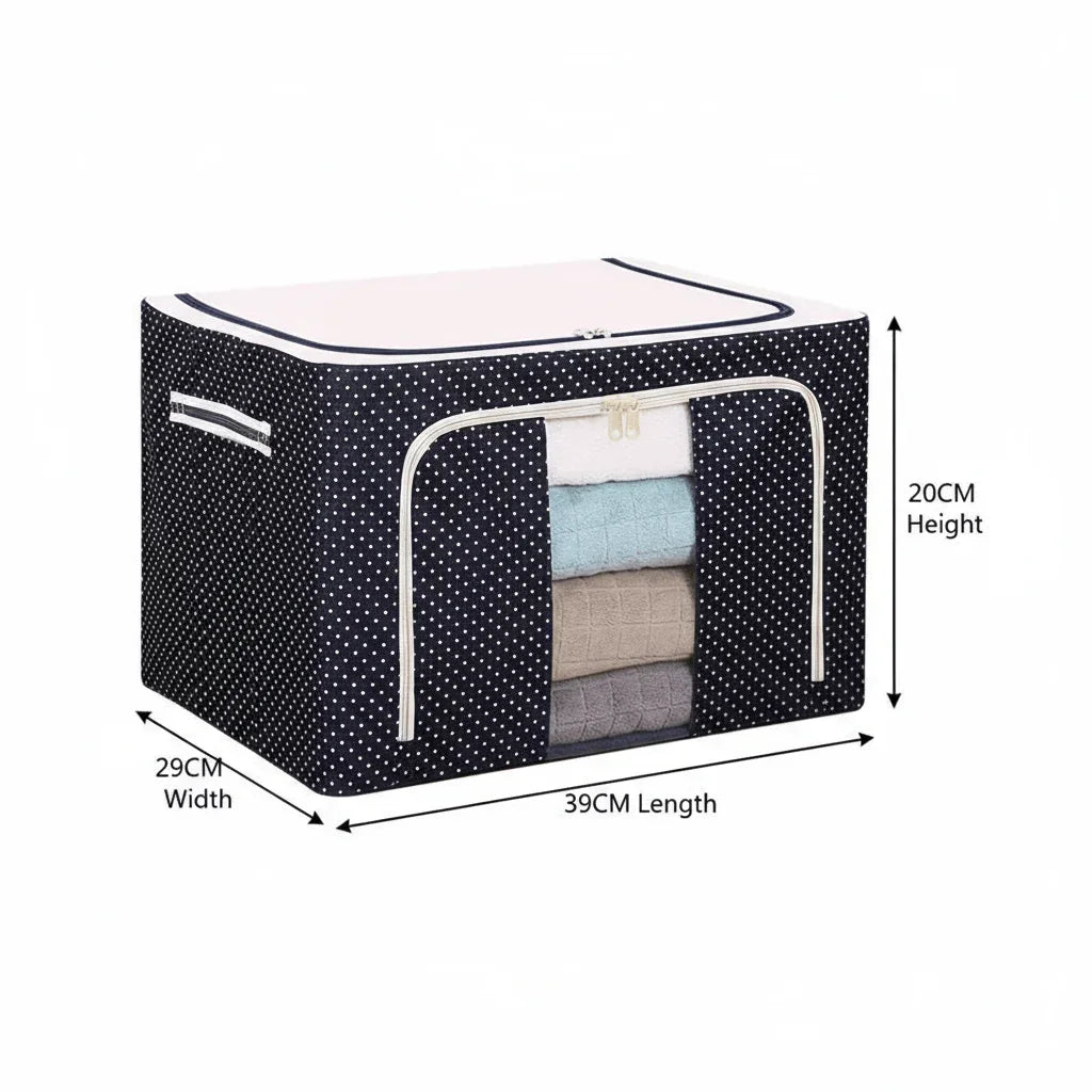 Large Foldable Polyester Quilted Storage Bag for Car and Home - Shoplex