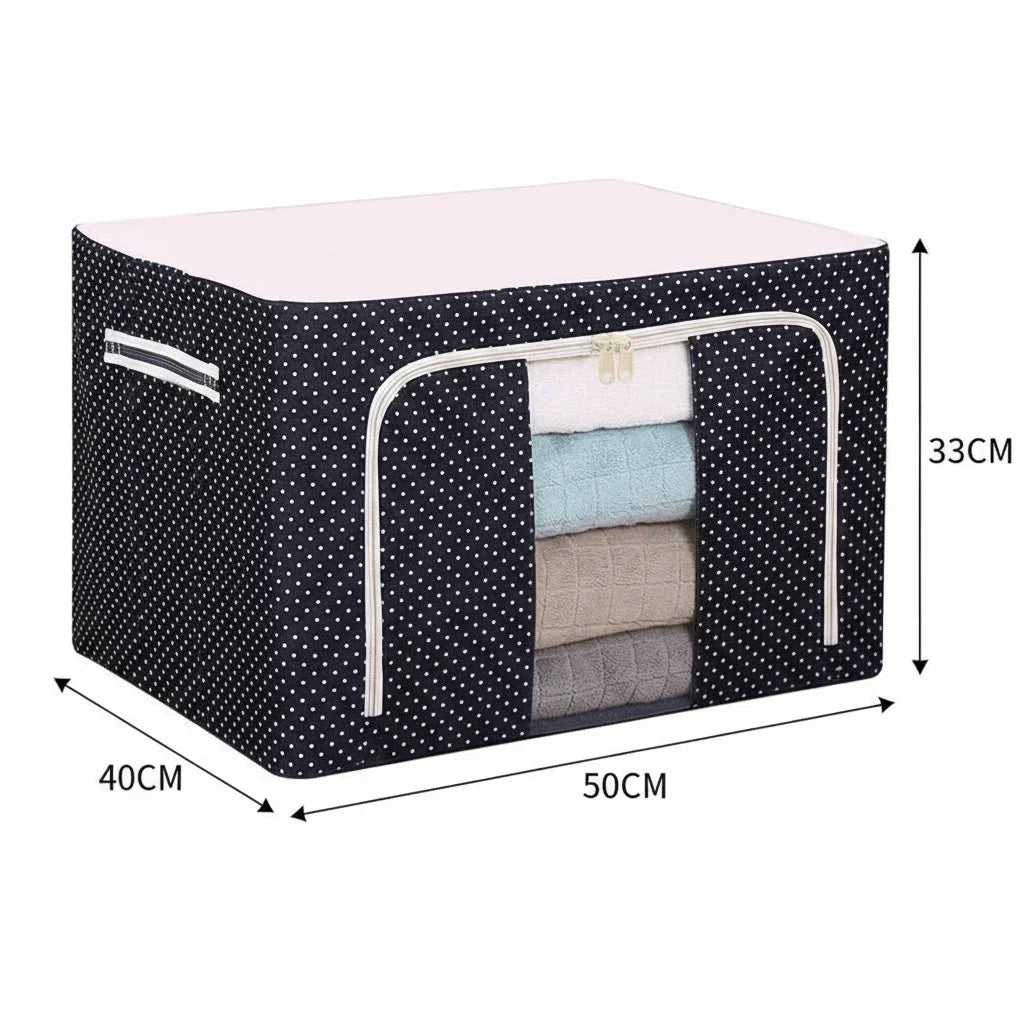 Large Foldable Polyester Quilted Storage Bag for Car and Home - Shoplex