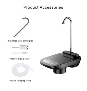 Automatic Rechargeable Water Bottle Pump Electric Portable Dispenser