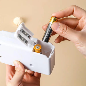Mini Handheld Portable Sewing Machine White — Quick Home Repair Tool - product view 5 - Shoplex