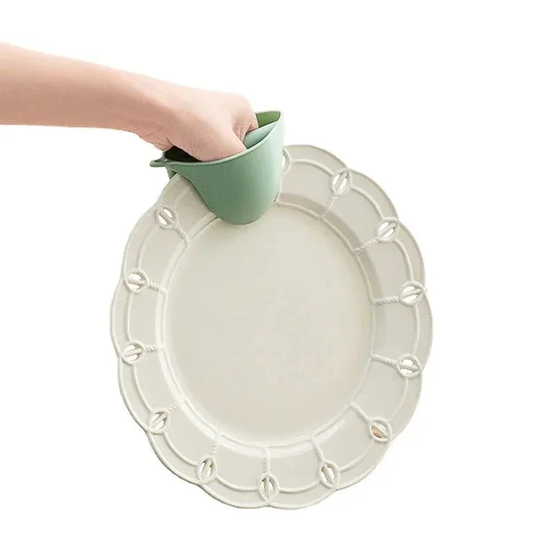 Silicone Kitchen Mittens Pinch Mitts Cute Cooking Mitts Gloves - Shoplex