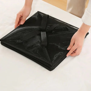 Collapsible Foldable Mesh Laundry Basket Pop - Up Hamper 32x32x32cm - Shoplex