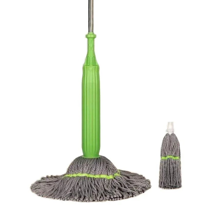 Super Absorbent Microfiber Spin Self - Wringing Mop Set with Bucket - Shoplex