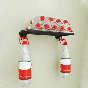 Nail - Free Wall - Mounted Bathroom Shelf Towel Slippers Rack Clip Option 45cm - Shoplex