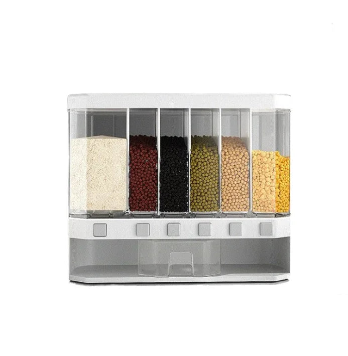 Wall Mounted Cereal Dispenser Plastic Food Storage Container 1-3L