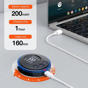 8 - Mode LCD EMS Neck and Body Pulse Massager Pad - Shoplex