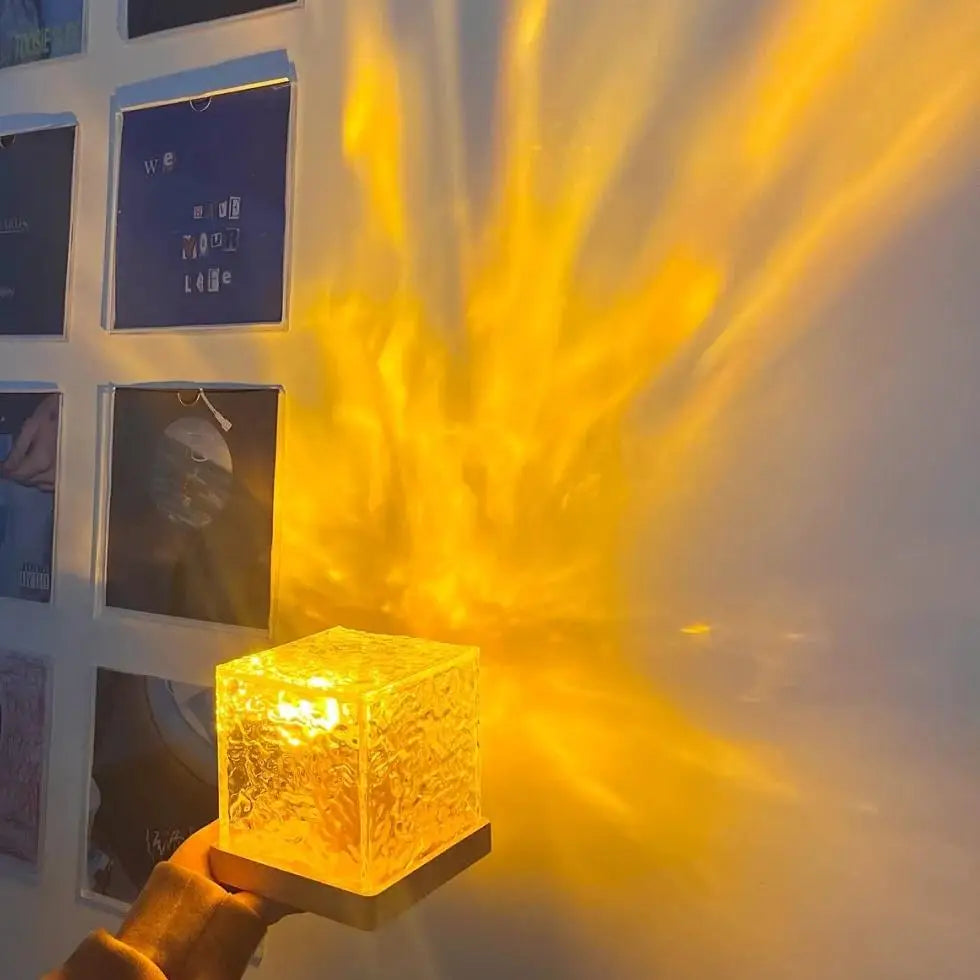 Aurora Glow Lamp Dynamic Water Ripple LED Night Light - Shoplex