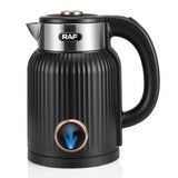 RAF Retro Stainless Steel Electric Kettle with Thermometer, 1.5L