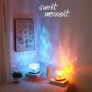Aurora Glow Lamp Dynamic Water Ripple LED Night Light - product view 5 - Shoplex
