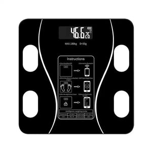 Smart Bluetooth Tempered Glass Body Fat Scale with BMI - Shoplex
