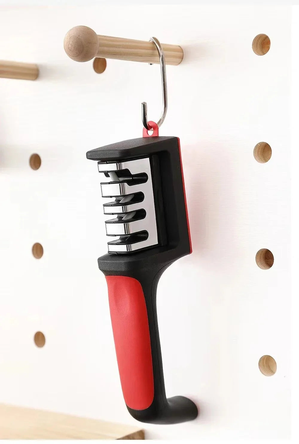 4 - Stage Handheld Kitchen Knife Sharpener with Multi - Grit Stones - Shoplex