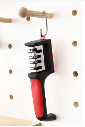 4 - Stage Handheld Kitchen Knife Sharpener with Multi - Grit Stones - Shoplex