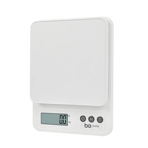Compact Digital Kitchen Scale 5kg Accuracy 0.1g Waterproof ABS-Plastic