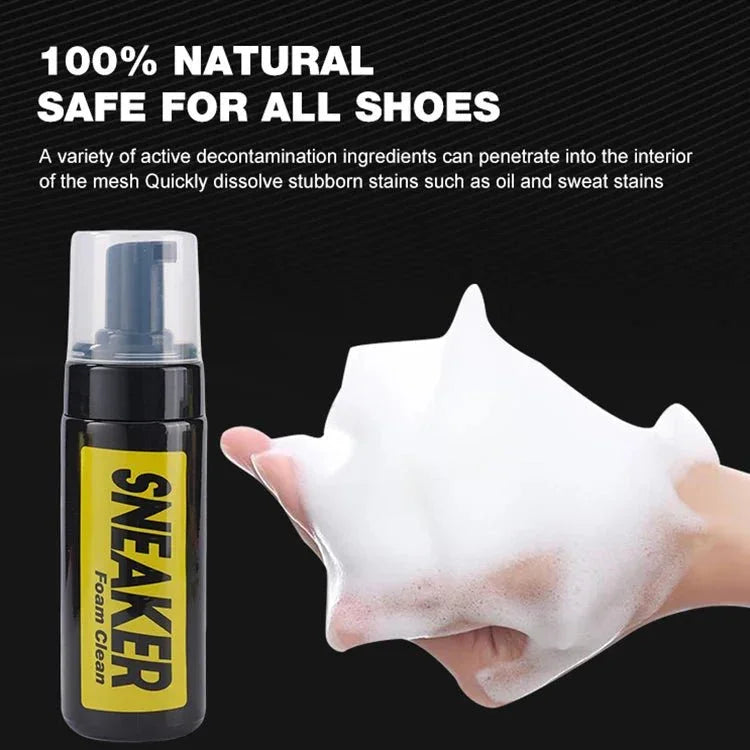 BIKI Sneaker Shoe Cleaning Kit Portable Brush Liquid Cleaner - Shoplex