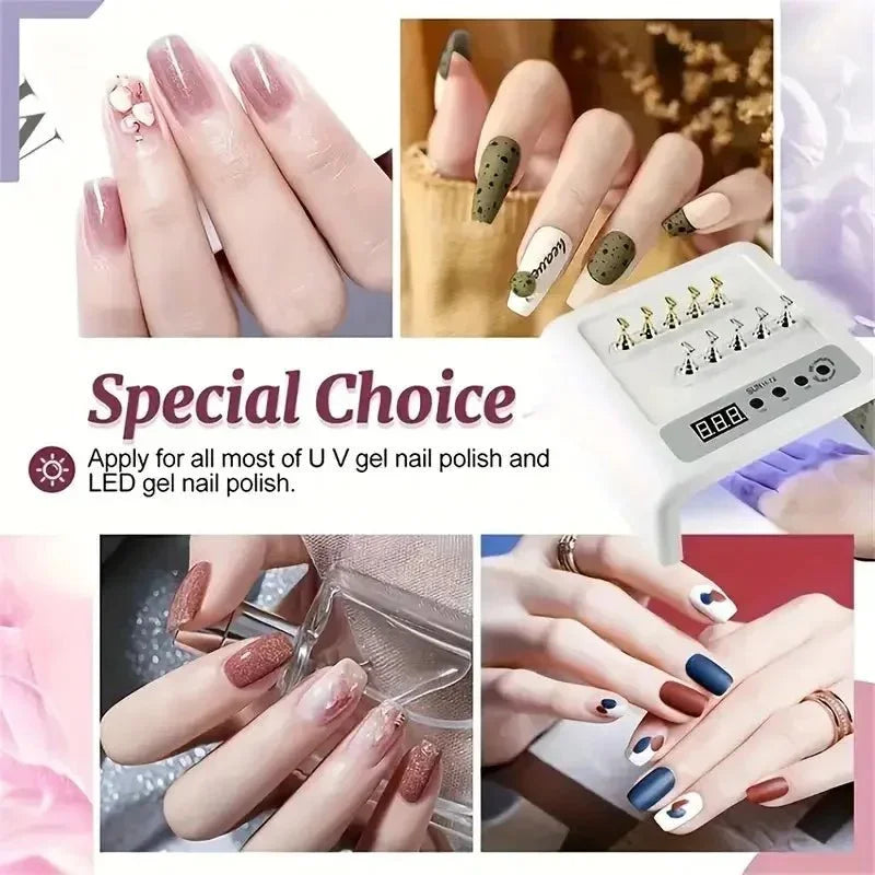 72W SUN - H72 UV LED Nail Lamp with Pu Hand Pillow - Shoplex