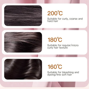 Mini Hot Comb Straightener Cordless Fast Heating Electric Hair Straightening Brush Portable Styling Tool for Home Travel