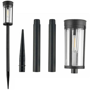 Warm White Solar LED Filament Garden Stake Lights IP55 Durable