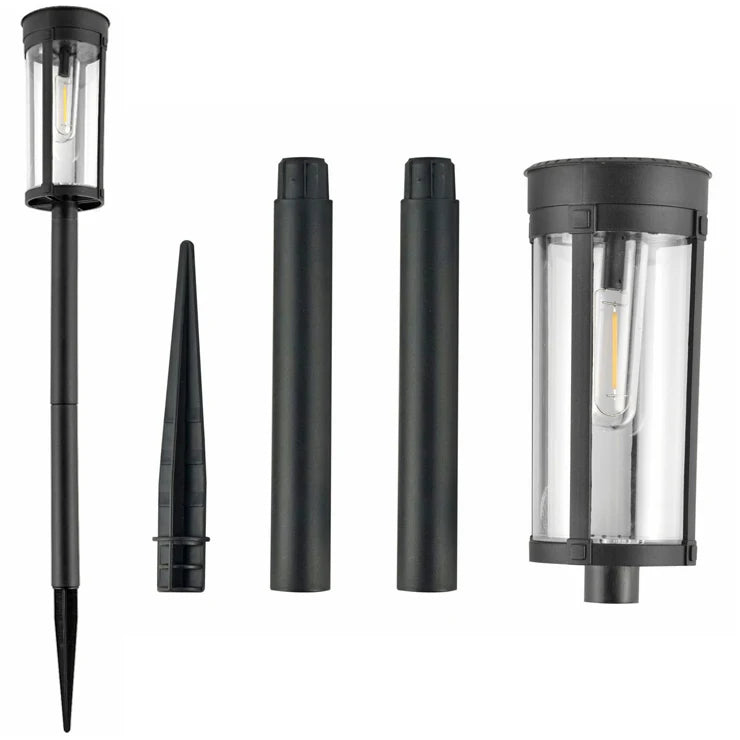 Warm White Solar LED Filament Garden Stake Lights IP55 Durable