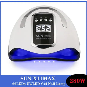 SUN X11 MAX 280W LED UV Nail Lamp Fast Curing - Shoplex
