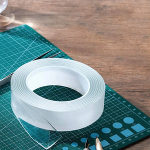Transparent Nano Double Sided Adhesive Gel Tape Washable Reusable - Shoplex