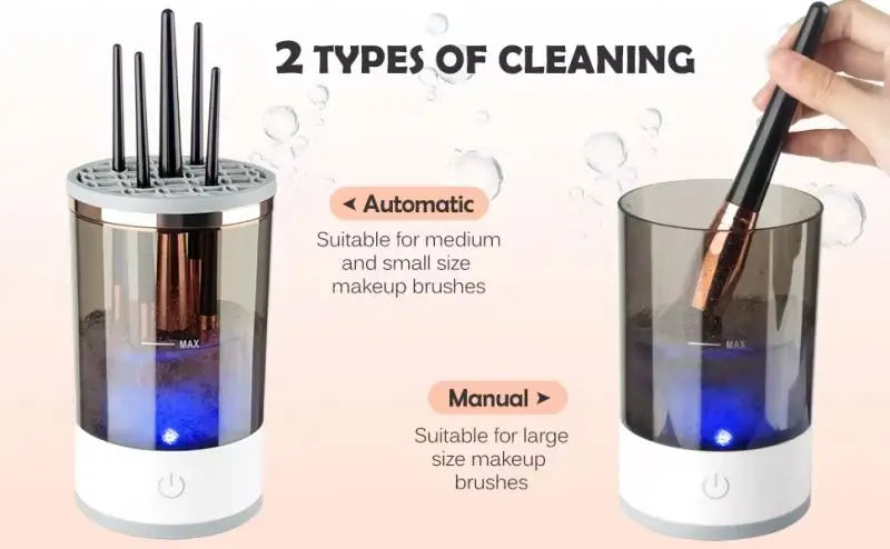Automatic Electric Makeup Brush Cleaner Spinner 5V USB 300ml