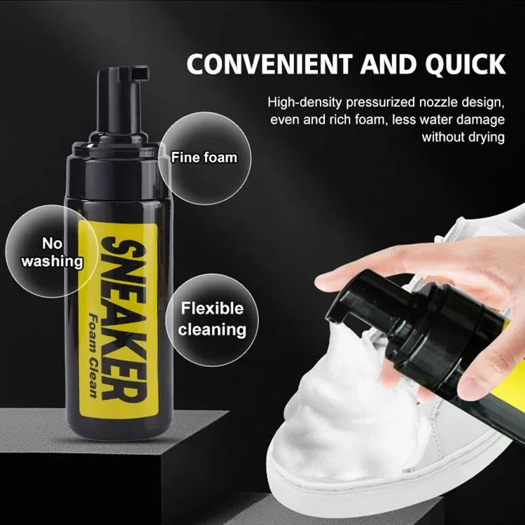 BIKI Sneaker Shoe Cleaning Kit Portable Brush Liquid Cleaner - Shoplex