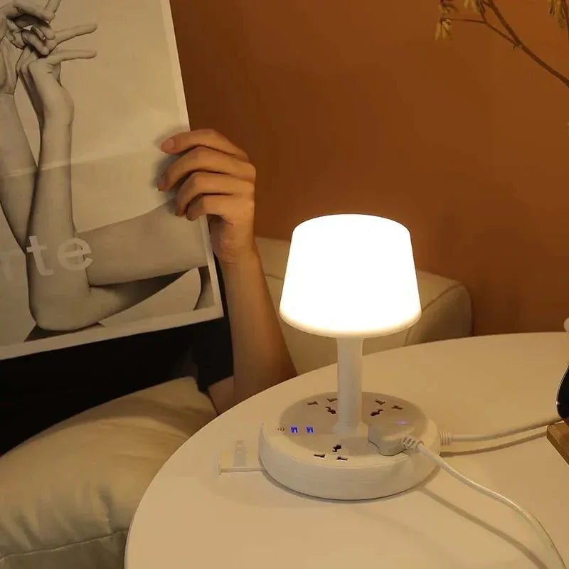 Modern LED Desk Lamp with Wireless Charger and Phone Holder - Shoplex