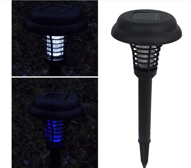 Solar UV-LED Mosquito Zapper for Garden Outdoor Waterproof Pest Control