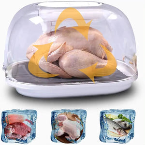 Rapid USB Defrosting Tray for Frozen Meat and Poultry