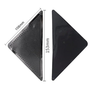 Transparent L - Shaped Reusable Silicone Rug Gripper Anti - Slip Corners Pads - Shoplex