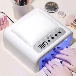 72W SUN - H72 UV LED Nail Lamp with Pu Hand Pillow - Shoplex