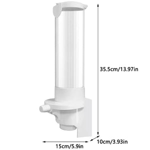 Adjustable Wall-Mounted Countertop Paper Cup Dispenser Holder Magnetic ABS