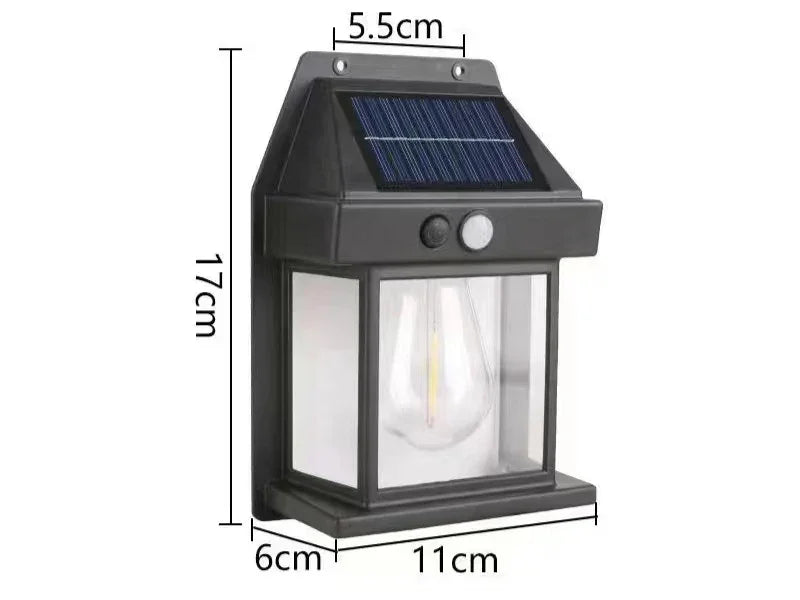 IP65 Solar Motion Wall Light LED Garden Security Lamp