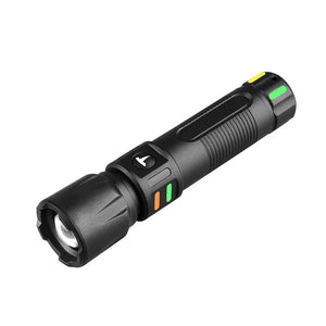 Rechargeable Laser Tactical Flashlight 1000LM IP65 Waterproof Zoom USB
