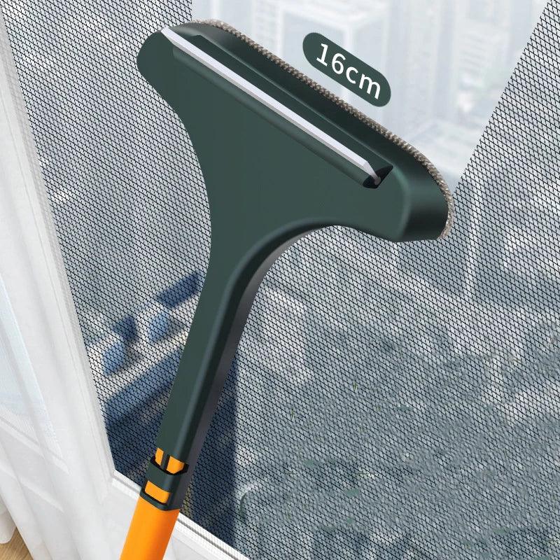 Multi - Function Screen and Window Cleaning Brush with Scraper - Shoplex