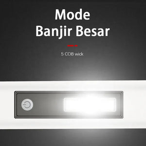 USB Rechargeable Mini LED COB Sidelight Handheld Flashlight for Emergency - Shoplex