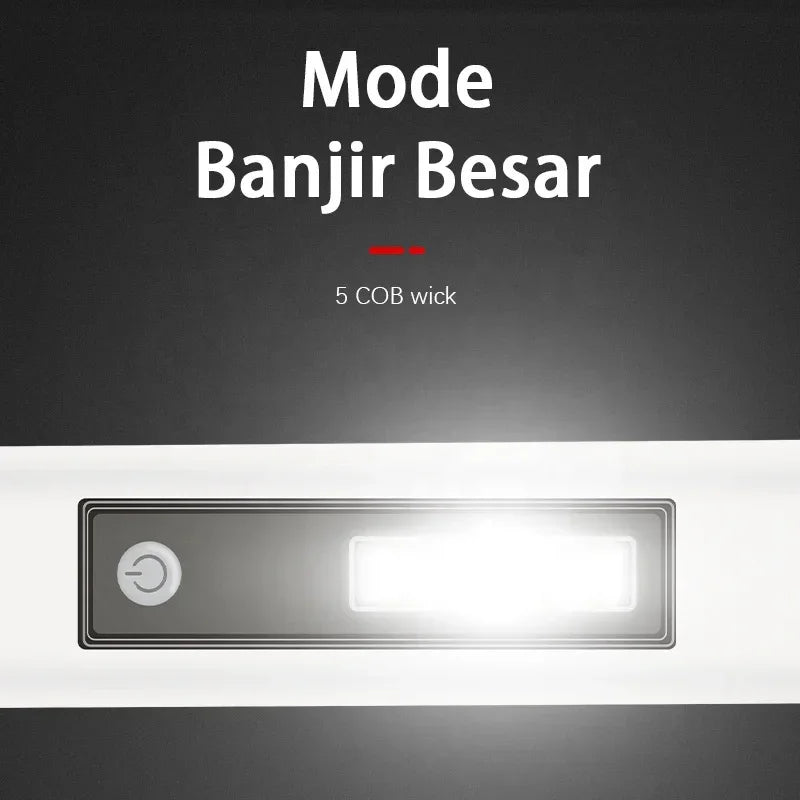 USB Rechargeable Mini LED COB Sidelight Handheld Flashlight for Emergency - Shoplex