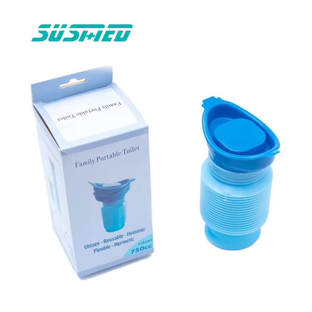 Portable 750ml Male Female Emergency Urinal Bottle for Travel