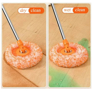 Sunflower 360° Adjustable Microfiber Dust Mop for Home Cleaning - Shoplex