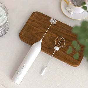 Electric Mini Milk Frother Wireless Handheld Powerful Coffee Tool - Shoplex
