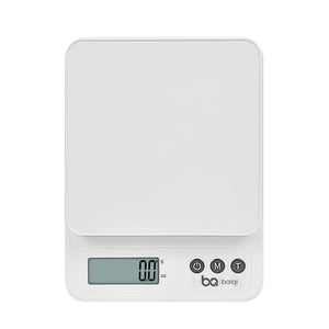 Compact Digital Kitchen Scale 5kg Accuracy 0.1g Waterproof ABS-Plastic