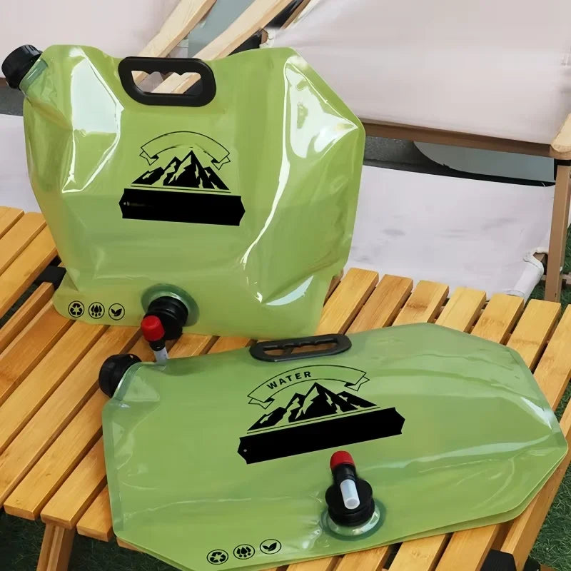 8L Foldable Portable Water Bag for Camping and Travel