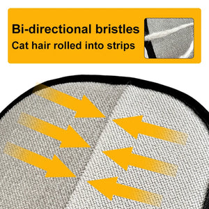 Black Pet Grooming Hair Removal Glove for Cats and Dogs - product view 3 - Shoplex