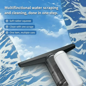 2 - in - 1 Window Squeegee Vacuum Cleaner Long - Handle Car Brush Spray - Shoplex