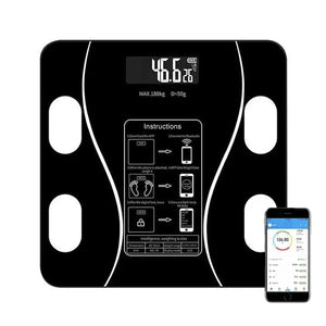 Smart Bluetooth Tempered Glass Body Fat Scale with BMI - Shoplex